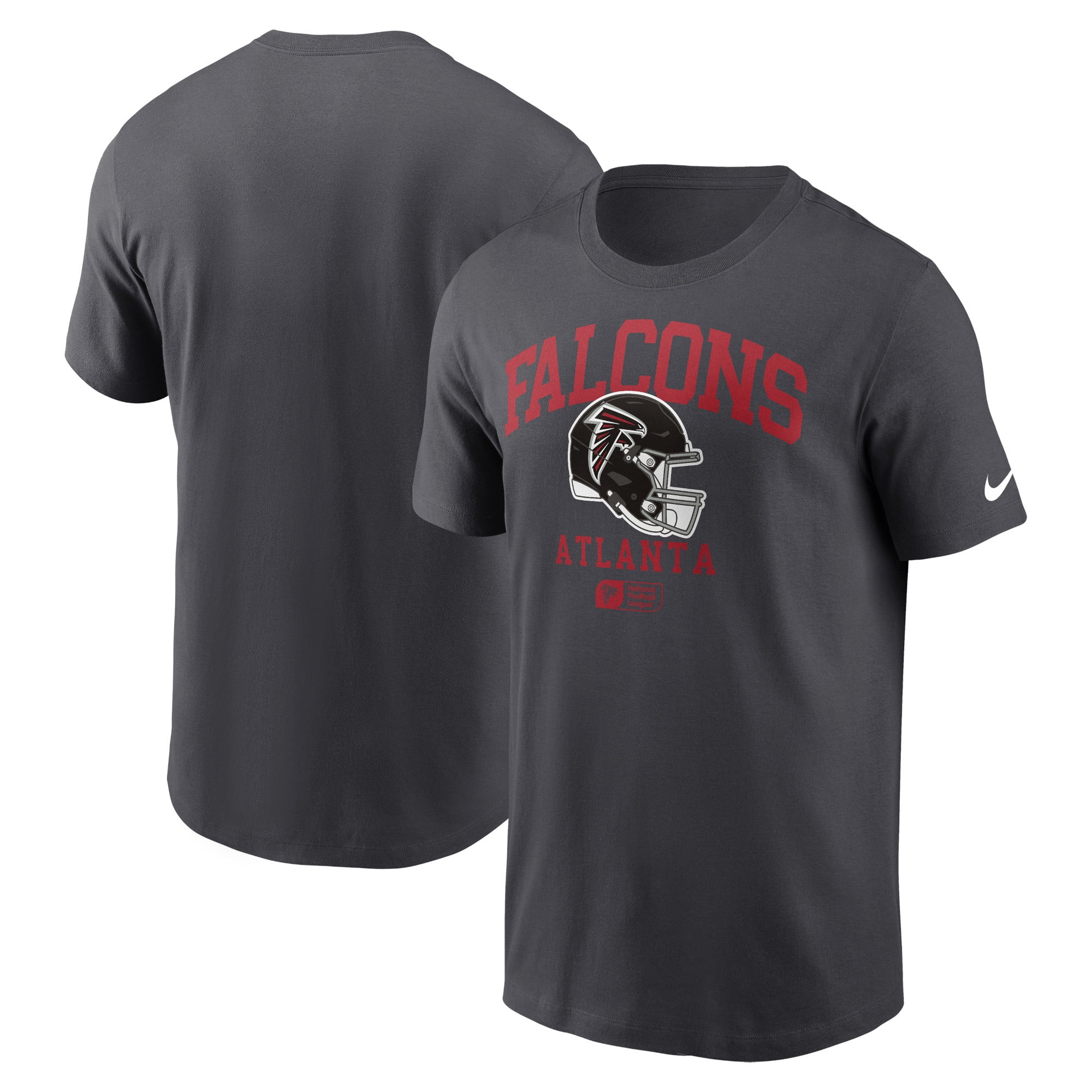 Men 2025 NFL Atlanta Falcons Grey T shirts->nfl t-shirts->Sports Accessory